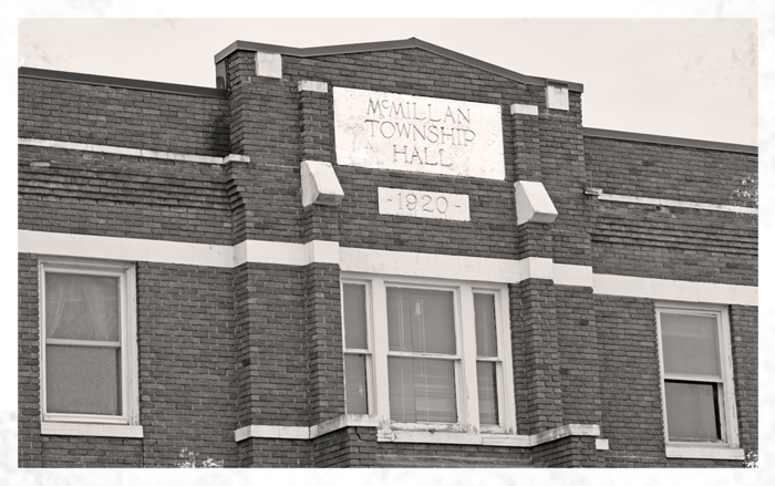 McMillan Township, Michigan Hall Historical Photo